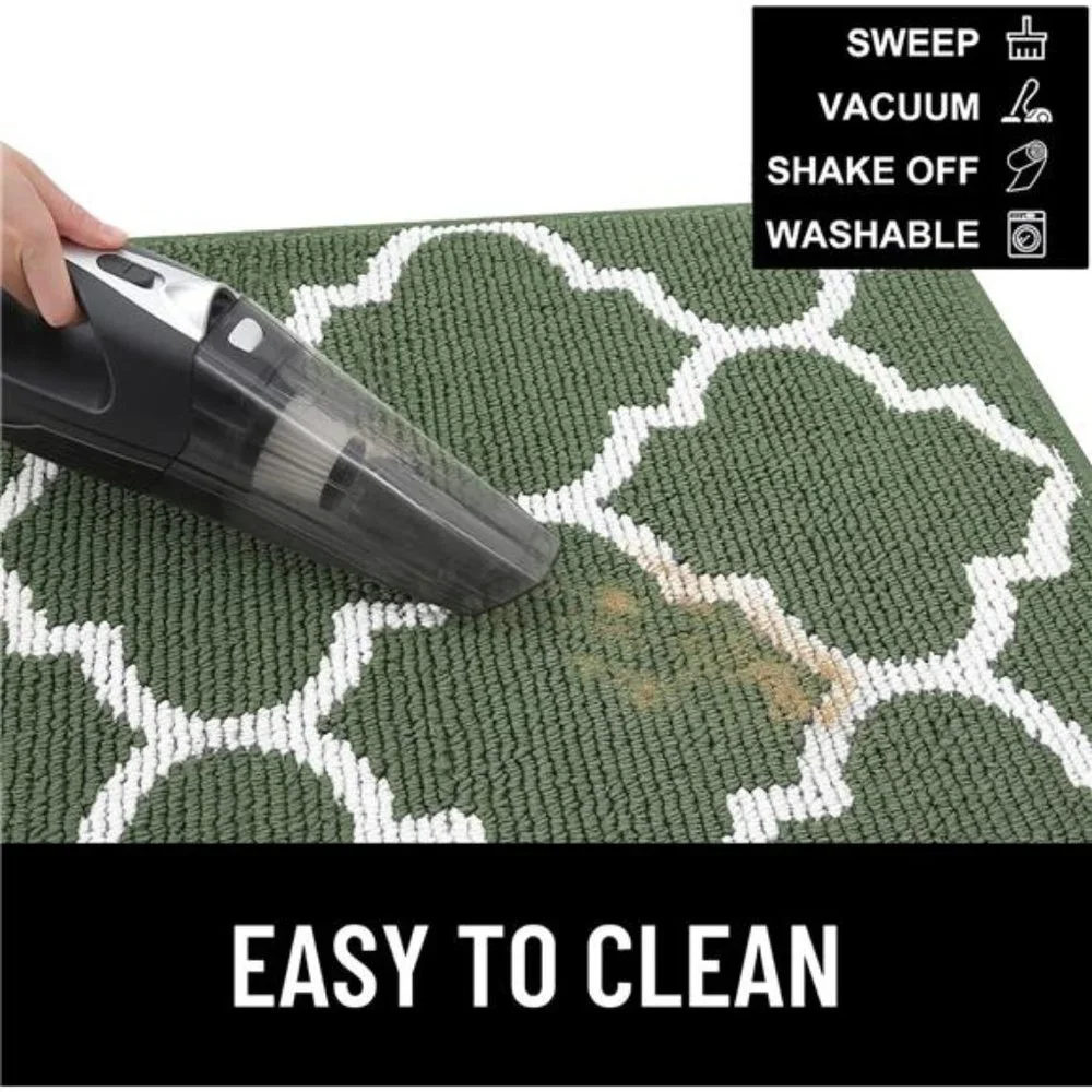 Indoor Door Mat, 32x20, Non-Slip Absorbent Resist Dirt Entrance Mat, Washable